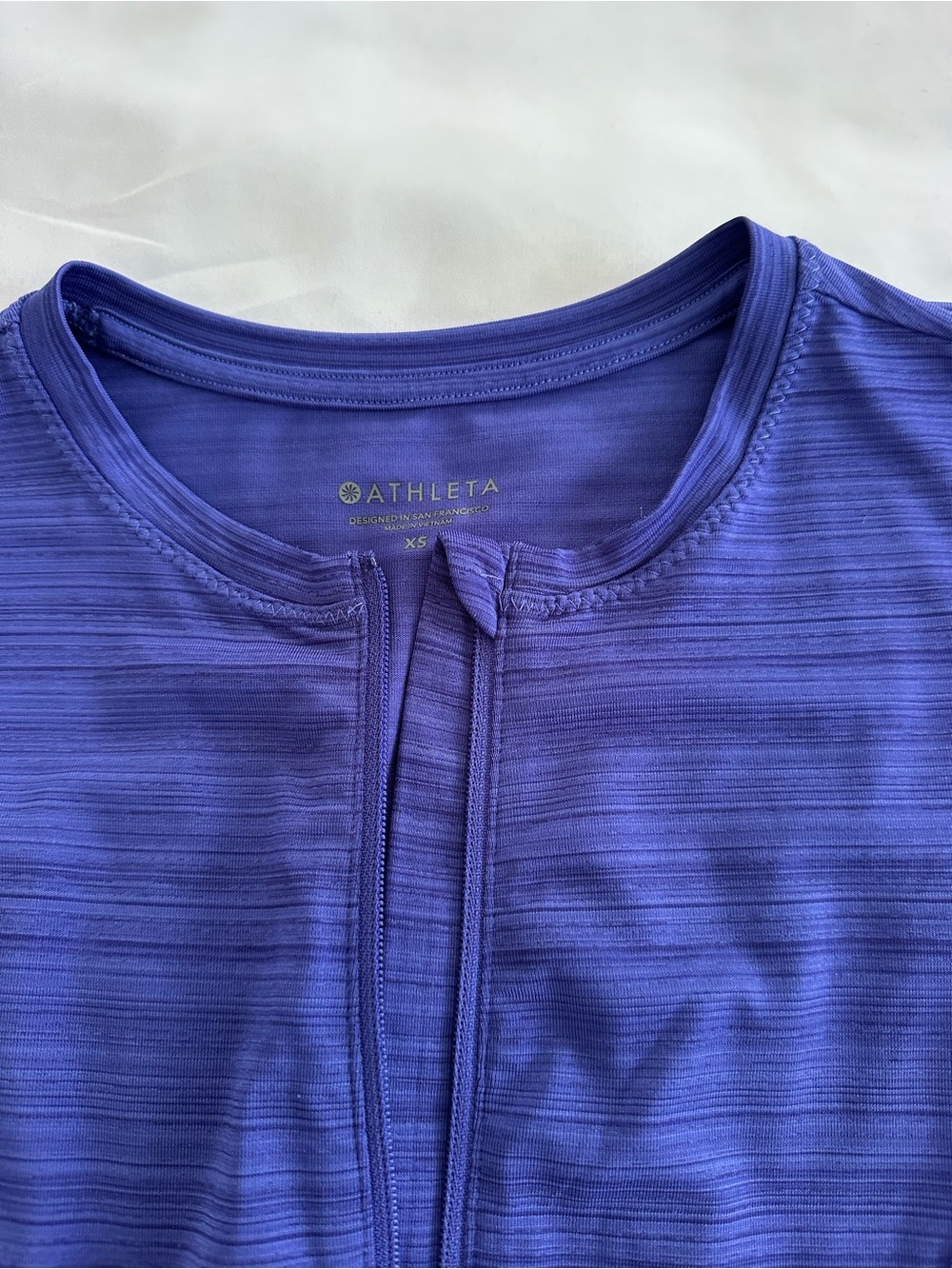 Athleta blue sleeveless golf polo or running tank top - Picture 3 of 7